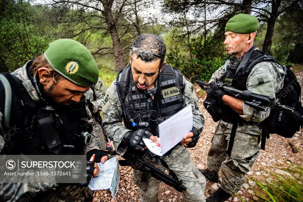 III tactical raid COPRINO-Bravo, Andratx, Majorca, Balearic Islands, Spain
