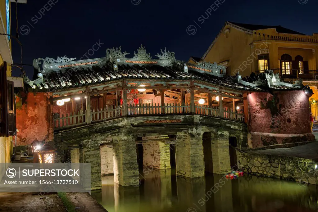 The iconic Japanese Covered Bridge, Hoi An, Vietnam.