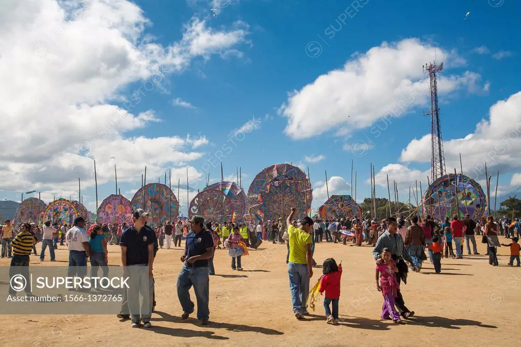 Guatemala, Sumpango, kite festival.