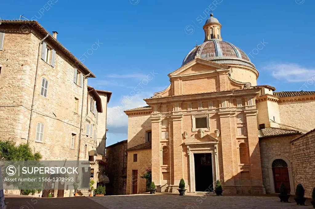 The late Renaissance style Chiesa Nuova believed to have been built over the home of St.Francis, Assisi Italy.