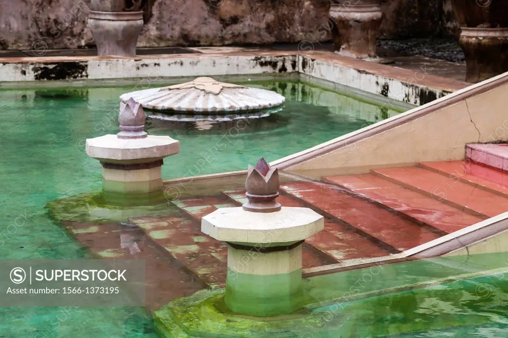 Staiway to the Pool in the Water Castle Taman Sari in Yogyakarta, Indonesia