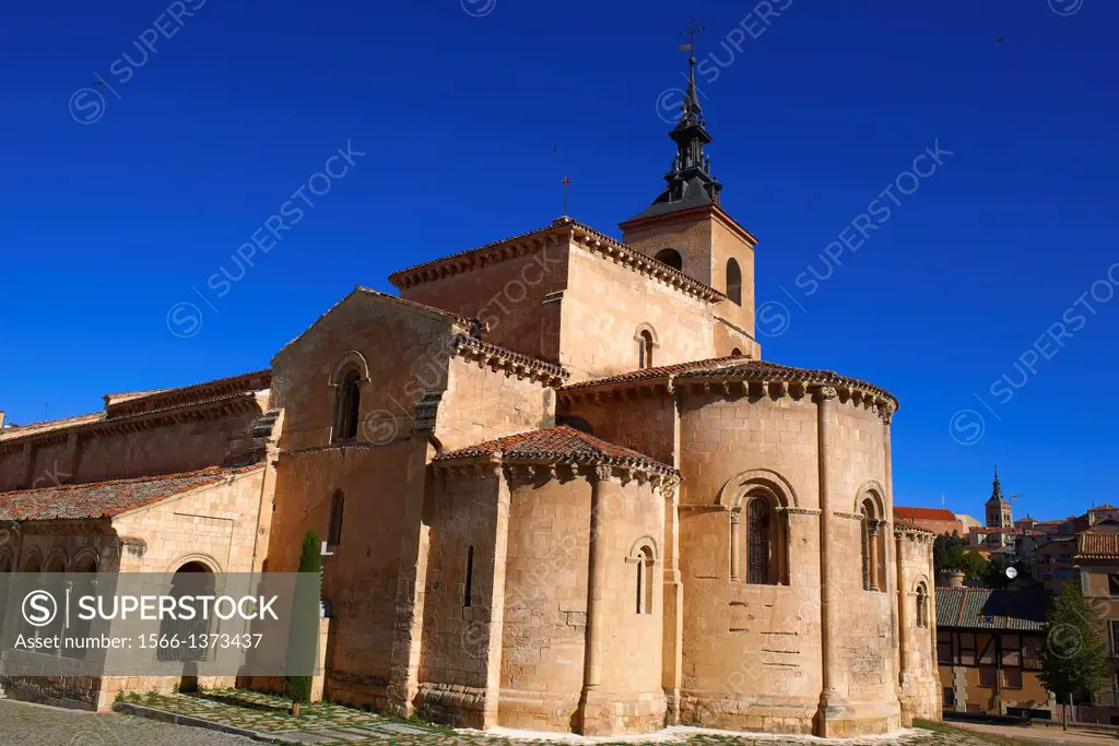 San Millán, Romanesque church, Segovia. Castilla-León, Spain.