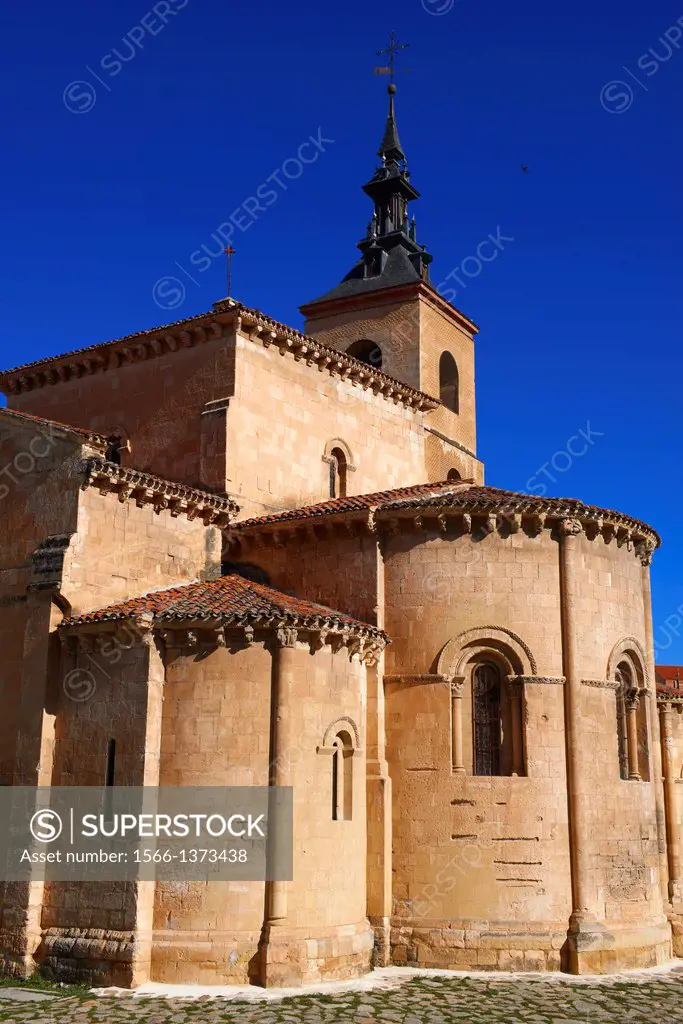 San Millán, Romanesque church, Segovia. Castilla-León, Spain.