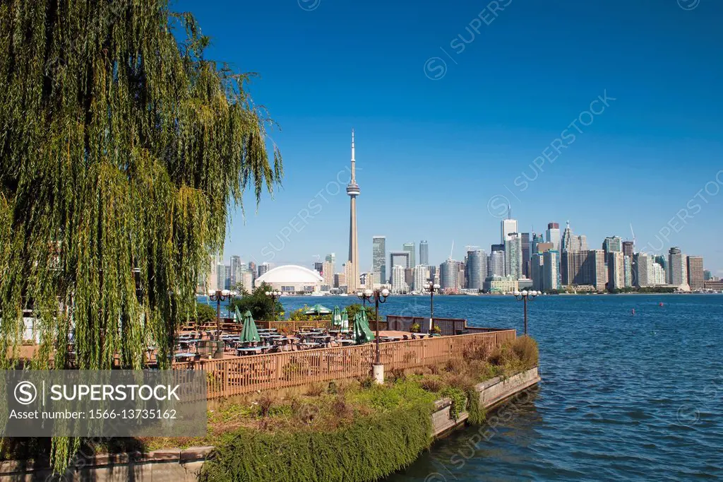Toronto skyline from Toronto Island.