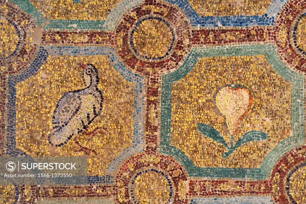 Greece, Central Macedonia, Thessaloniki, The Rotunda, listed as World Heritage, Paleochristian mosaics