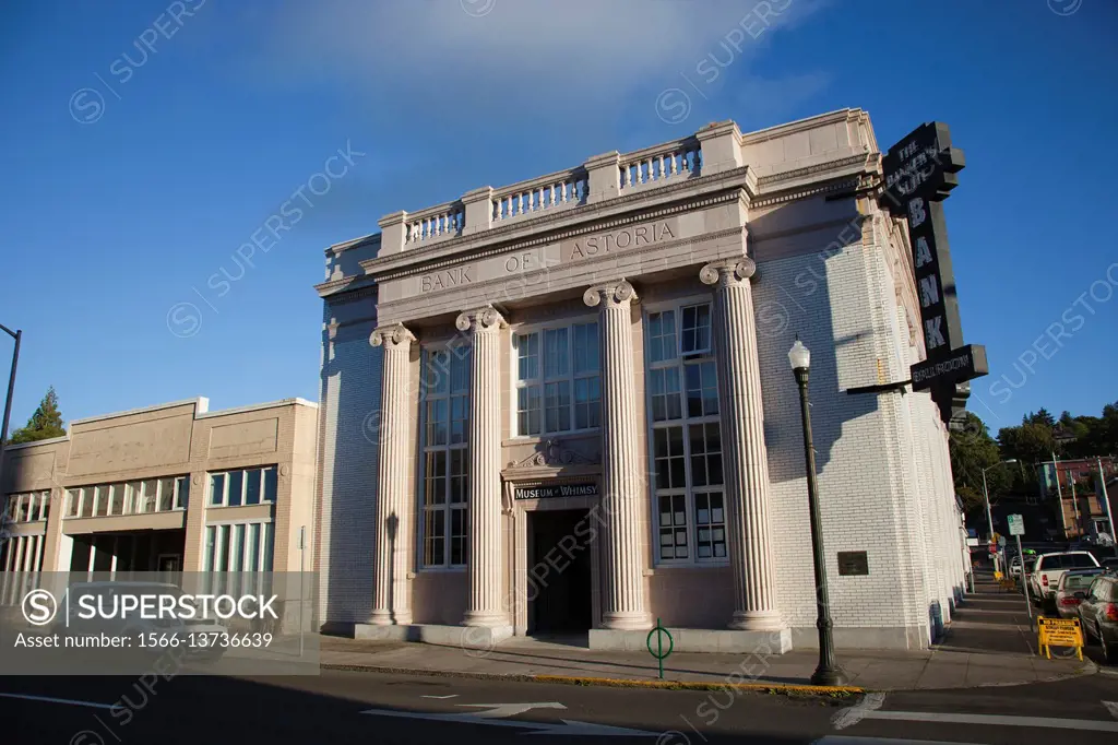 Bank of Astoria, Astoria, Oregon, USA, America.
