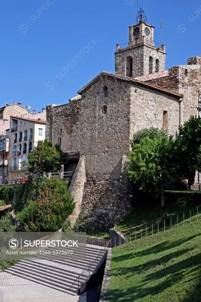 Church of Sant Esteve, Baga, Catalonia, Spain