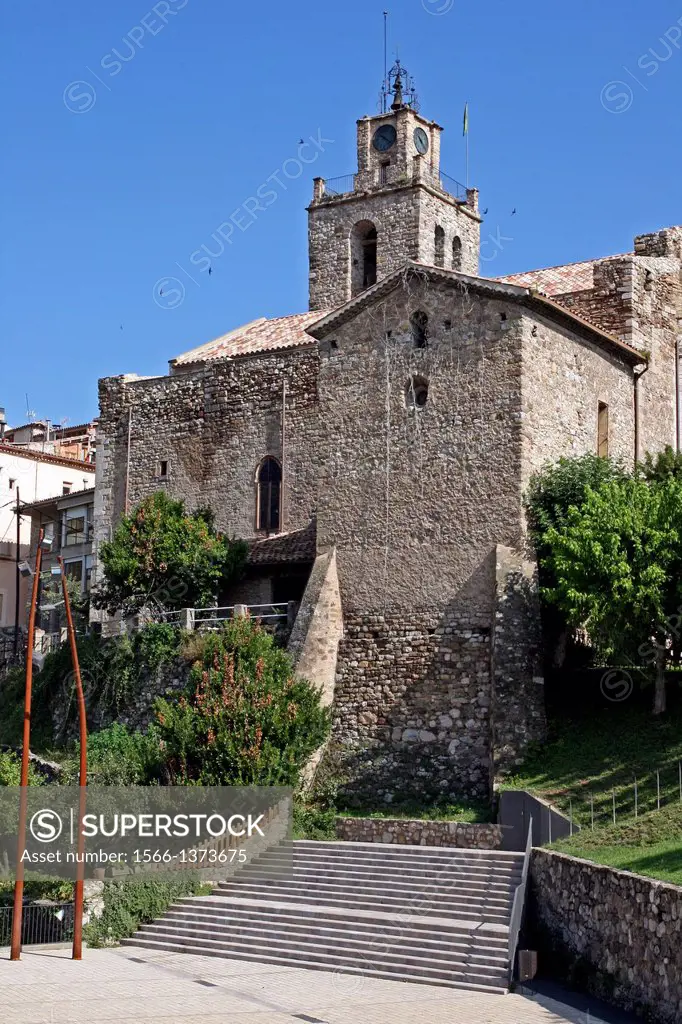 Church of Sant Esteve, Baga, Catalonia, Spain