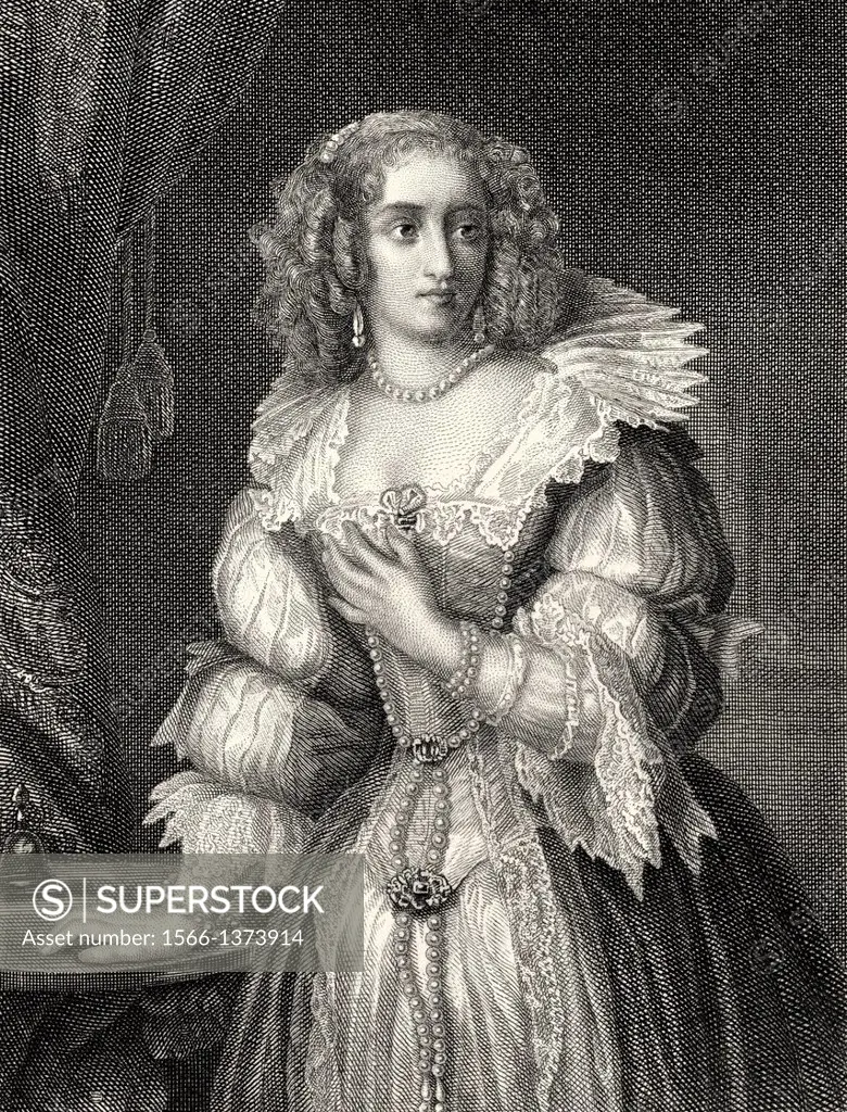 Thekla, Princess of Friedland, character from the drama Wallenstein by Friedrich Schiller, 1759 - 1805.