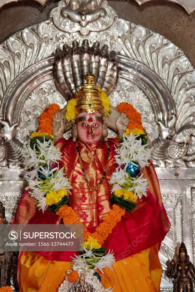 Shri Navadurga Devi, Durga Devi Mandir, Guhagar, Konkan, Maharashtra, India.