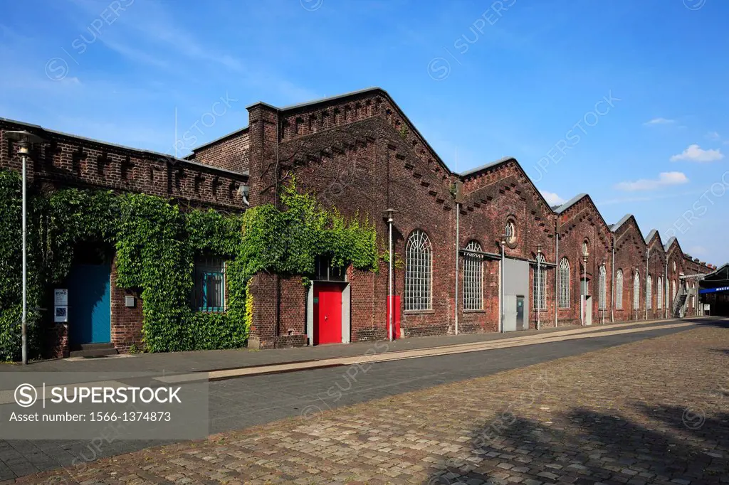Germany, Oberhausen, Ruhr area, Lower Rhine, Rhineland, North Rhine-Westphalia, NRW, LVR Industrial Museum, former zinc factory Altenberg, factory hal...