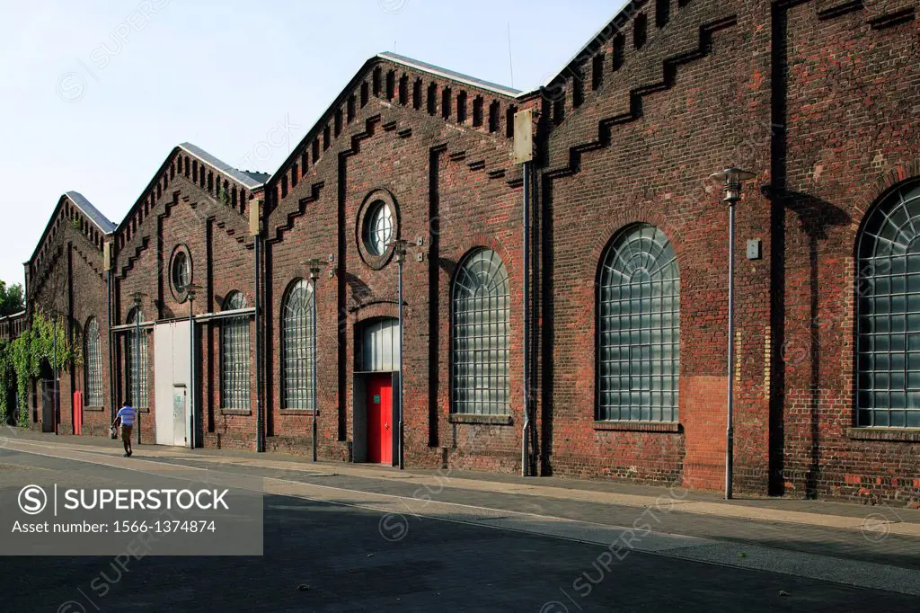 Germany, Oberhausen, Ruhr area, Lower Rhine, Rhineland, North Rhine-Westphalia, NRW, LVR Industrial Museum, former zinc factory Altenberg, factory hal...