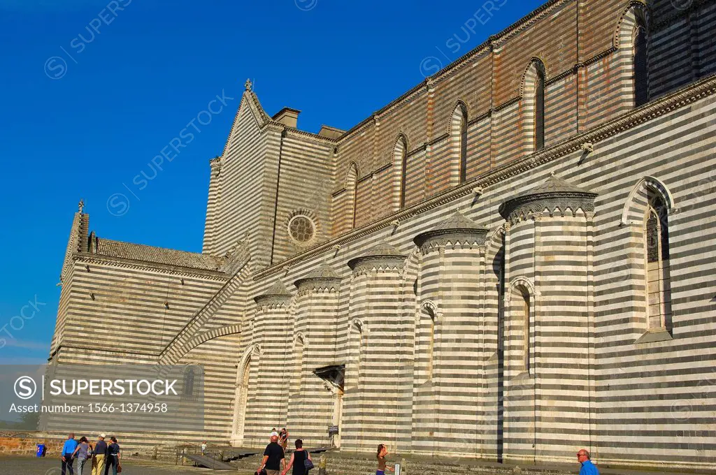 Duomo di Santa Maria Assunta cathedral, Piazza del Duomo, Orvieto, Terni Province, Umbria, Italy