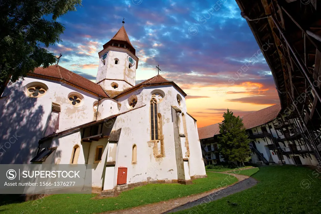Prejmer ( German: Tartlau) Fortified Church, one of the best preserved of its kind in Eastern Europe was built by the Teutonic Knights in 12 12. Braso...