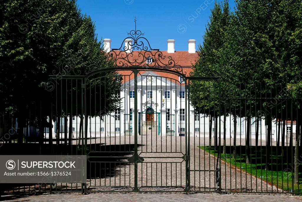Meseberg Castle - Guesthouse of the German Federal government near Berlin - Caution: For the editorial use only. Not for advertising or other commerci...