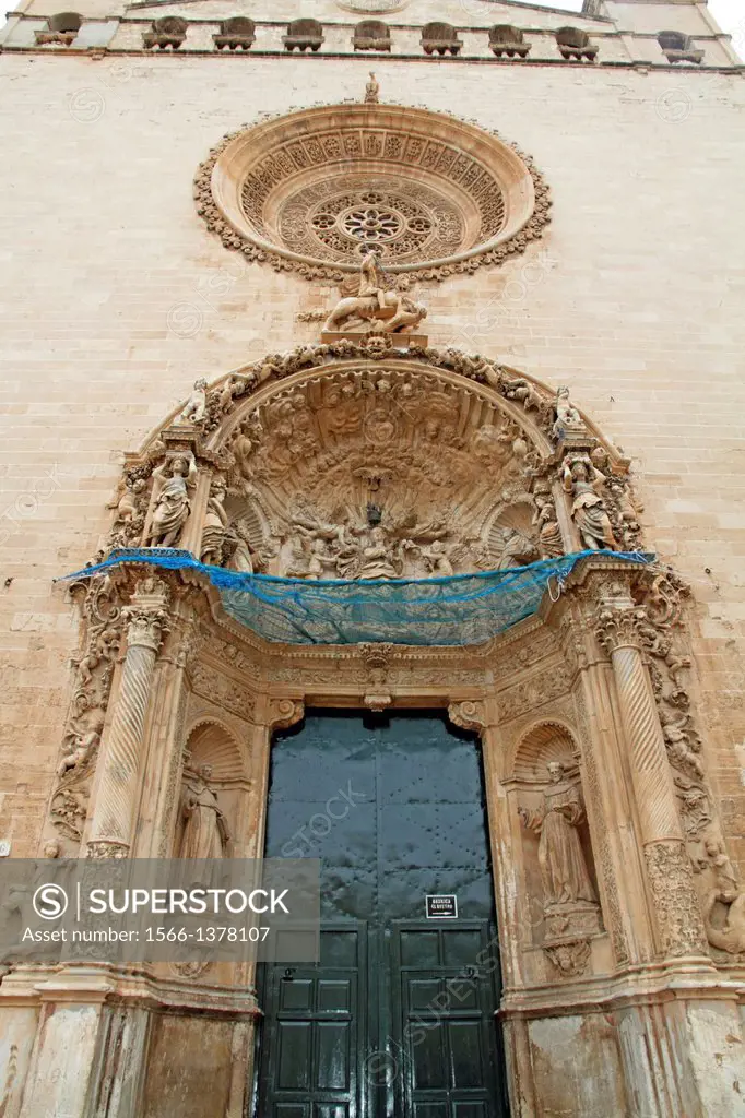 St Francesc church Palma de Majorca Balearic islands Spain.