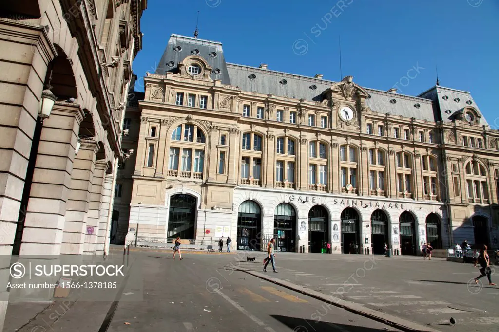 Gare Saint Lazare, railway station, Paris, France.