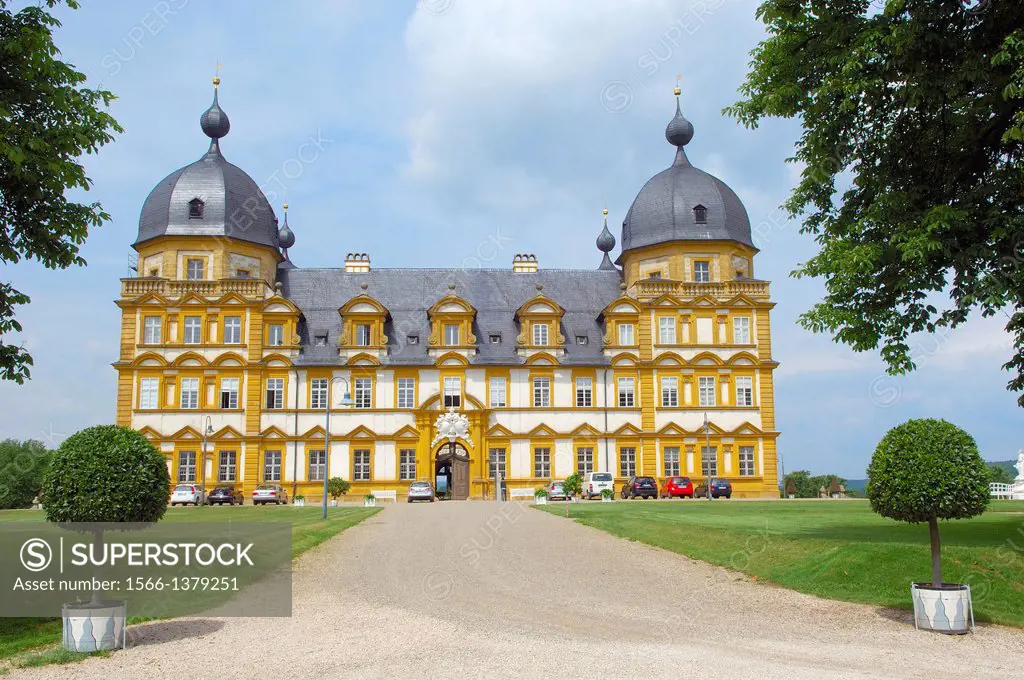 Seehof Castle, Memmelsdorf near Bamberg, Upper Franconia, Bavaria, Germany, Europe.