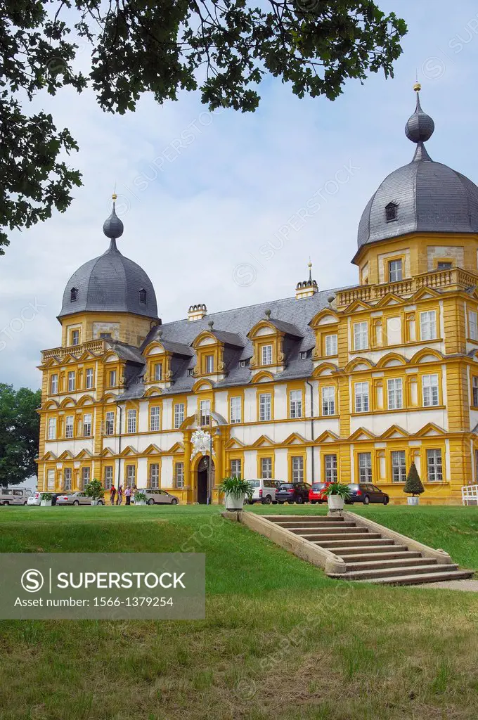 Seehof Castle, Memmelsdorf near Bamberg, Upper Franconia, Bavaria, Germany, Europe.