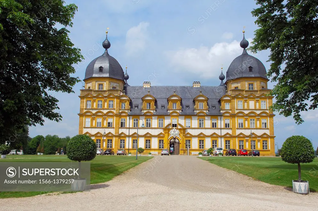 Seehof Castle, Memmelsdorf near Bamberg, Upper Franconia, Bavaria, Germany, Europe.