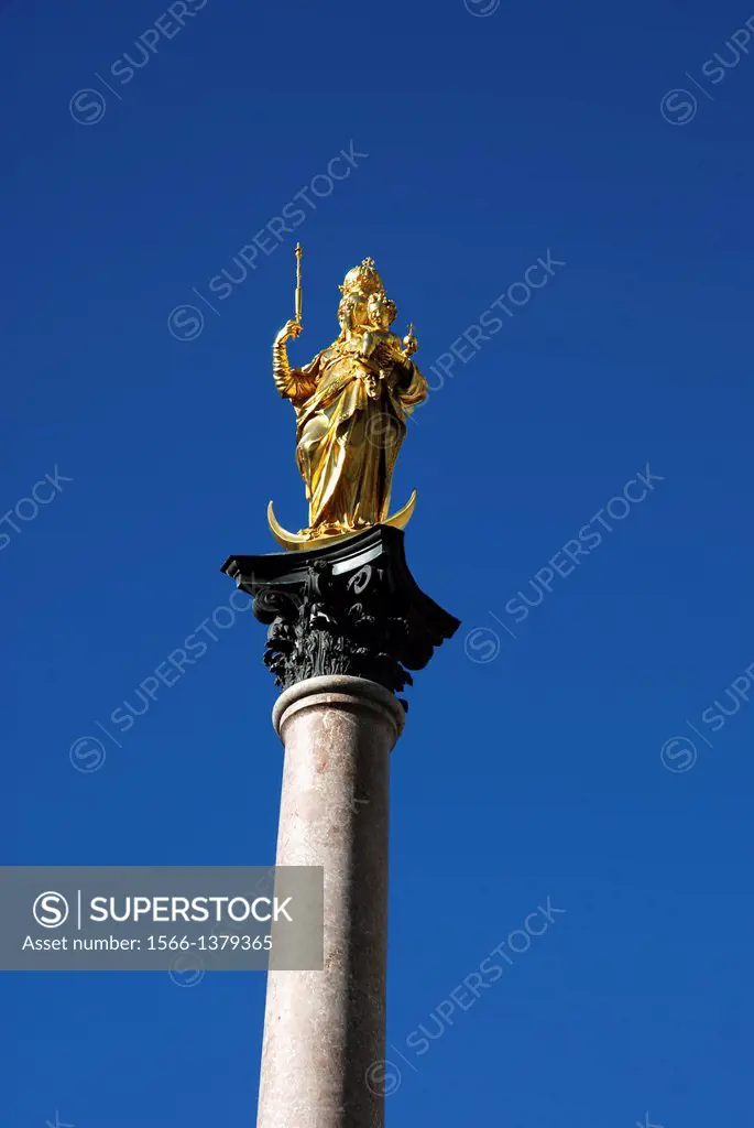 Marian column in Munich