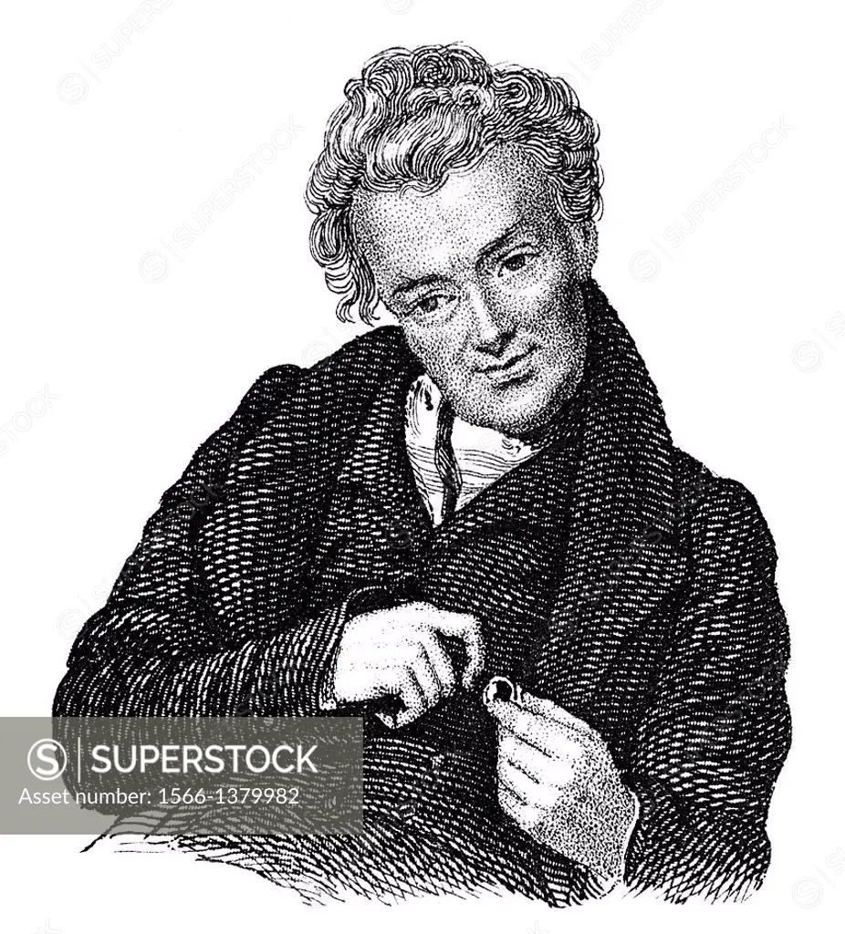 Portrait of William Wilberforce, 1759 - 1833, British politician and philanthropist, leader of the movement to abolish the slave trade.