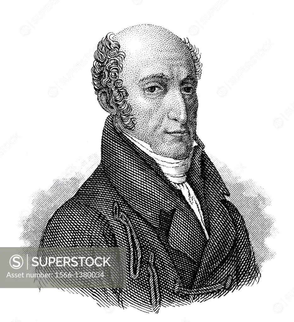 Kaspar Maria von Sternberg or Caspar Maria, Count Sternberg, 1761-1838, a Bohemian theologian, mineralogist, geognost, entomologist and botanist, the ...