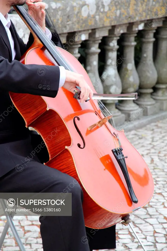 Cellist Musician Sintra Portugal.