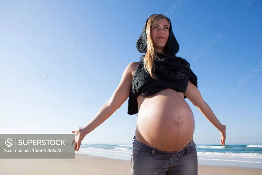 Woman Enjoying Her Pregnancy.