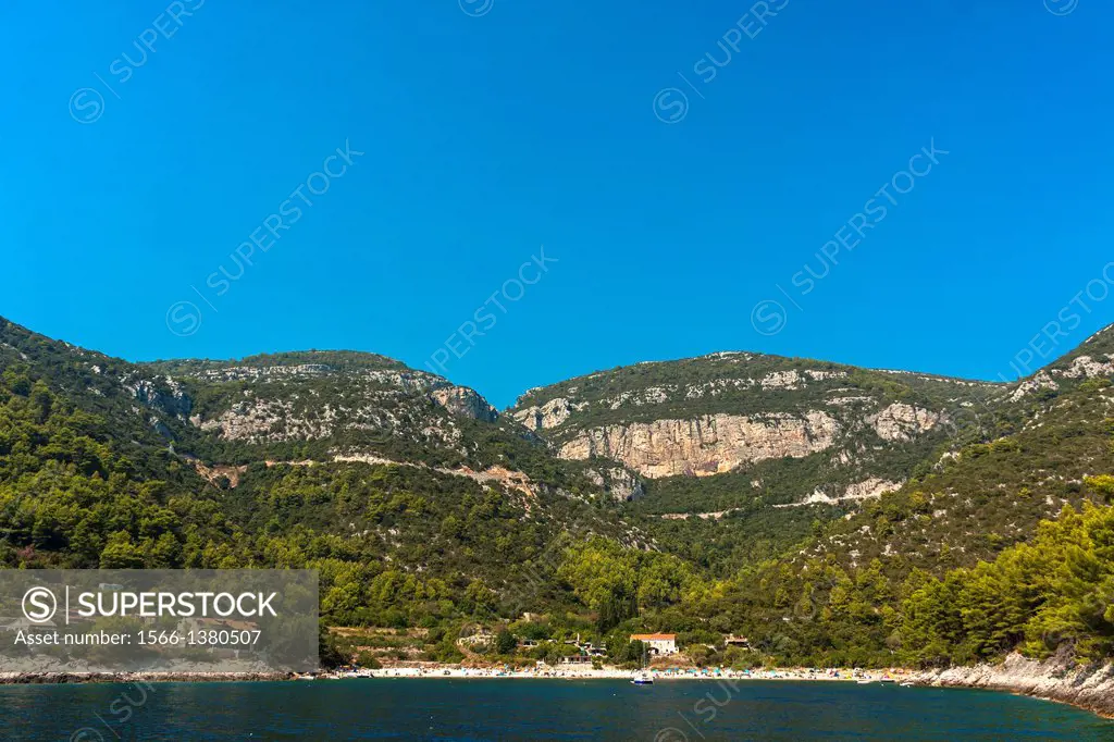 Pupnatska bay near Pupnat, Croatia.