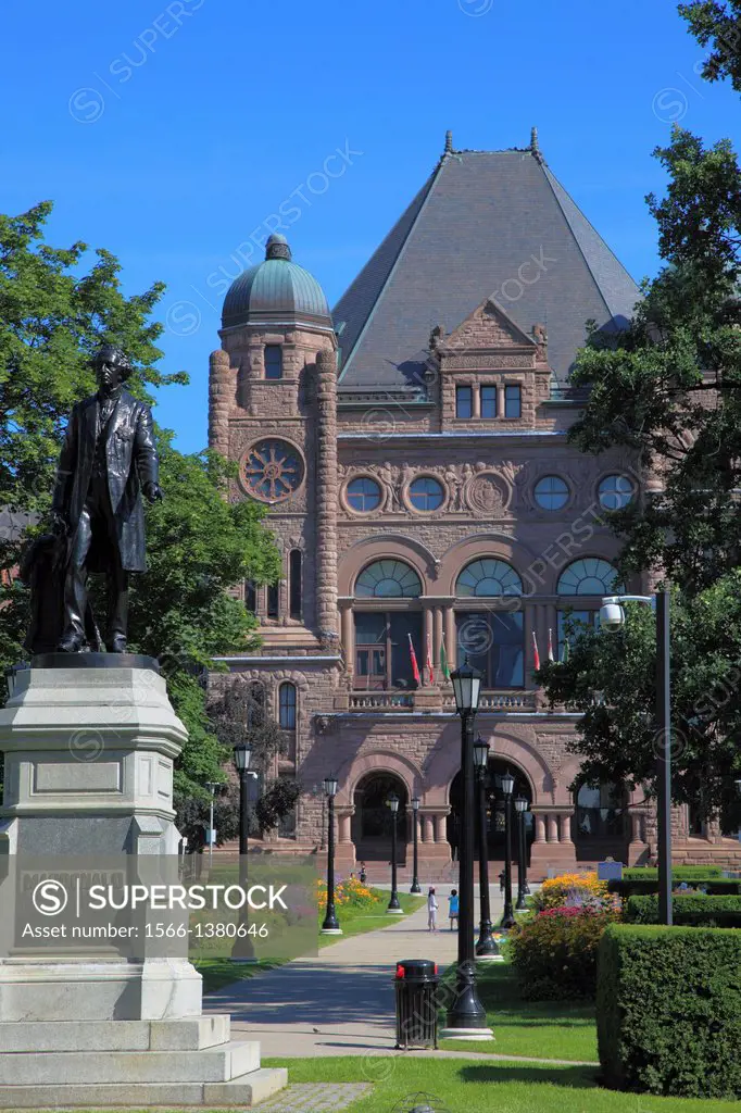 Canada, Ontario, Toronto, Queen´s Park, Legislative Building,.