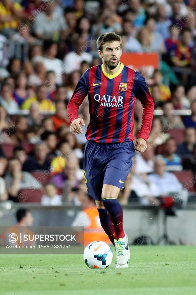 FC Barcelona. Gerard Piqué in action.