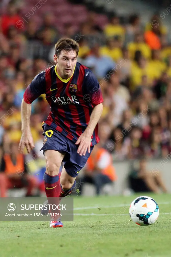 FC Barcelona. Leo Messi in action.