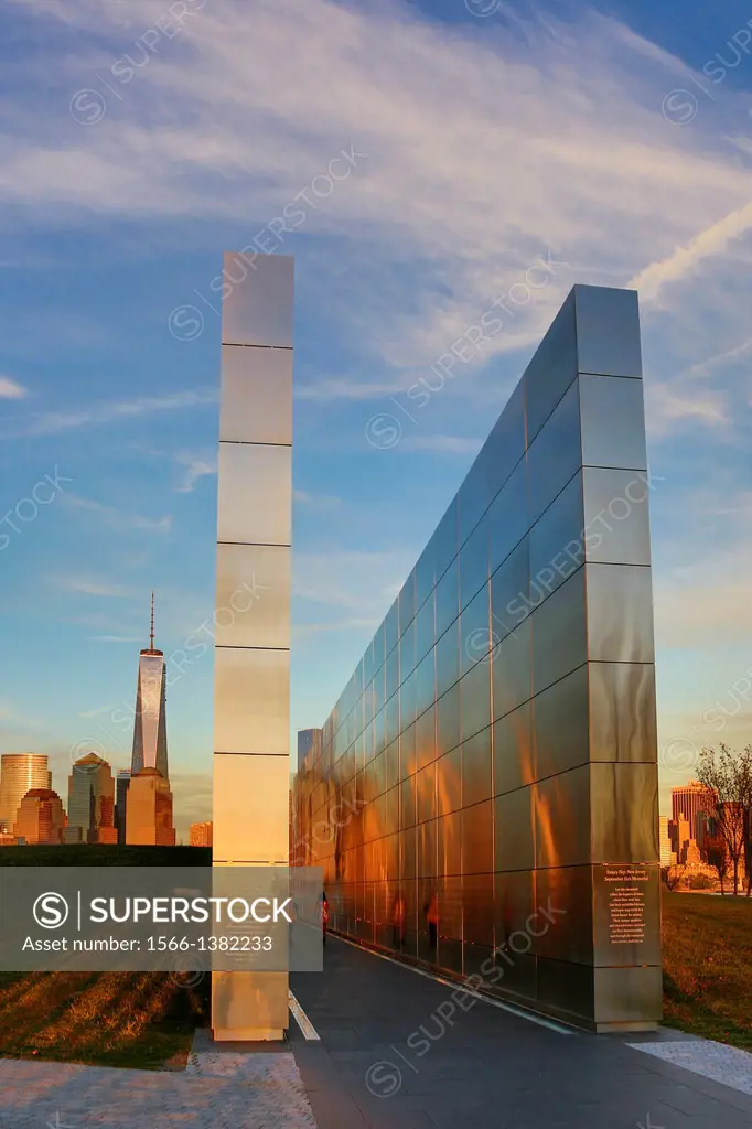 New Jersey ,Hoboken , Empty Sky memorial , 9-11 victims.
