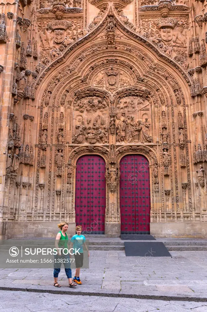 Catedral nueva de la Asuncion de la Virgen, Salamanca city, Salamanca province, Castilla y Leon, Spain, Europe.