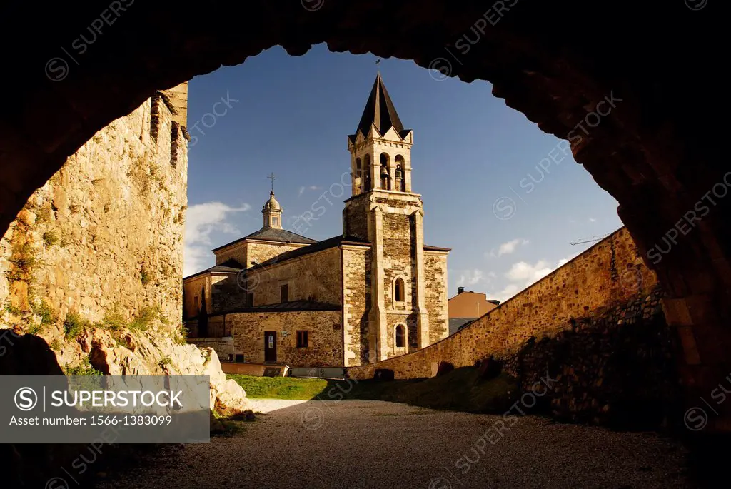 Church of San Andres in Ponferrada, Leon province, Spain
