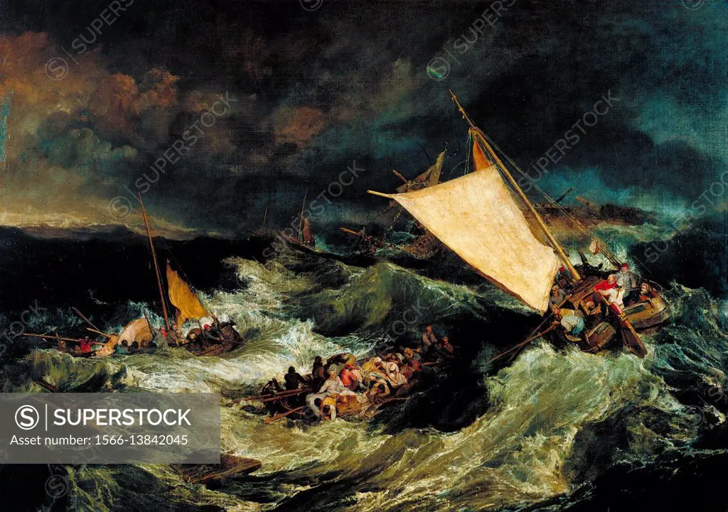 Joseph Mallord William Turner - The Shipwreck.