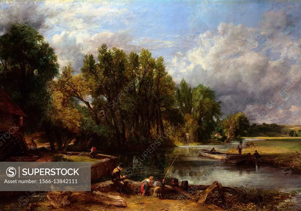 John Constable - Stratford Mill - National Gallery London.