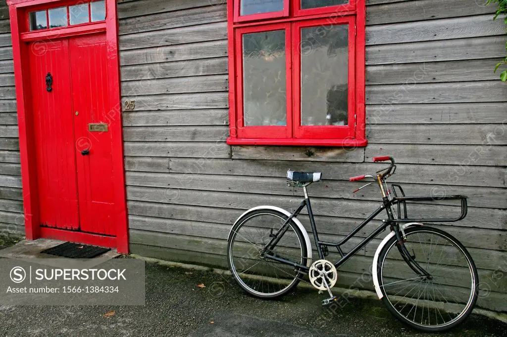 Bike, Ullapool, Highland, Scotland, UK