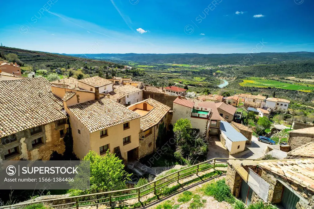 Riglos town, Hoya de Huesca, Aragon, Spain.