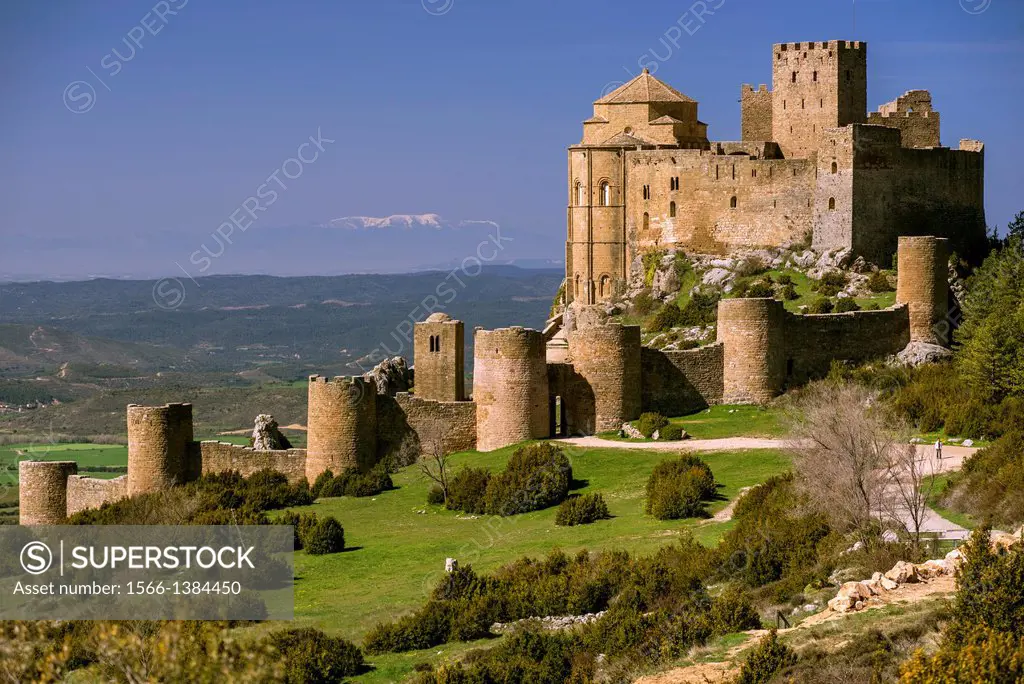 Loarre Castle, Hoya de Huesca, Aragon, Spain.