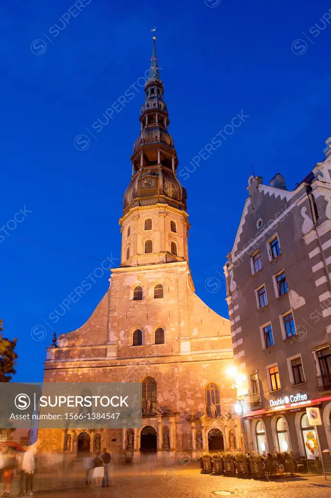 St. Peter Church, Riga, Latvia.