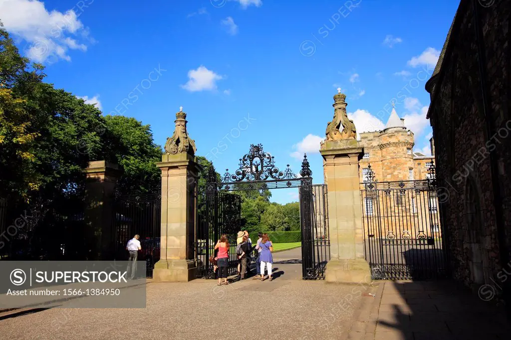 The Palace of Holyroodhouse, referred to as Holyrood Palace, Edinburgh, Scotland, UK