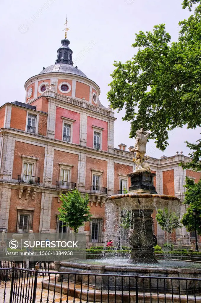 Spain, Province Madrid, Aranjuez, Palacio Real de Aranjuez, the Royal Palace