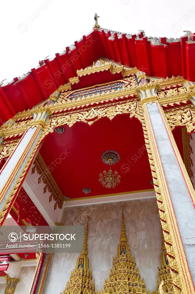 The Temple Wat Chalong on Phuket, Thailand.