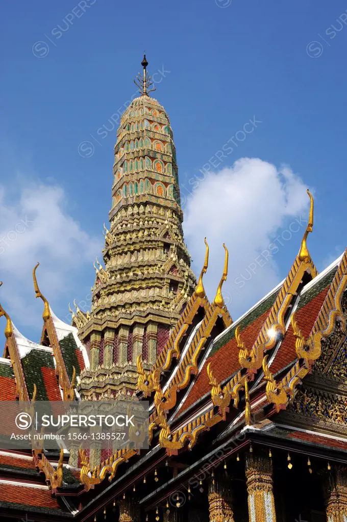 Stupa at Wat Phra Kaew in Bangkok