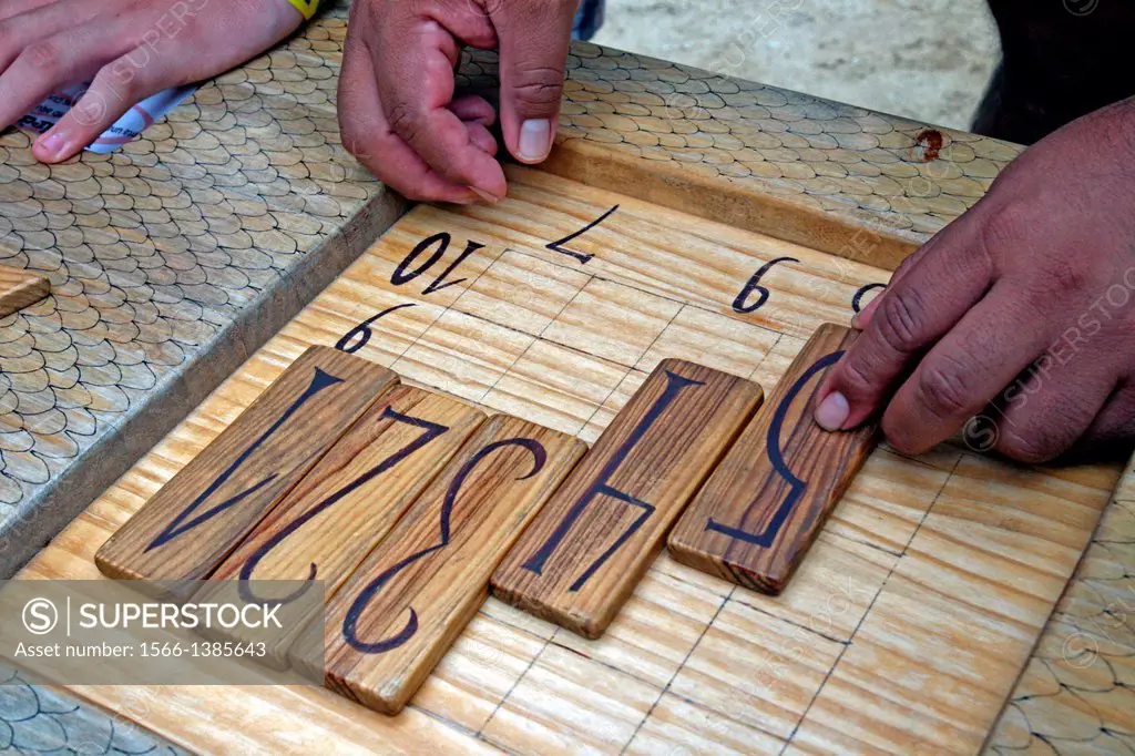 Wooden game, educational game