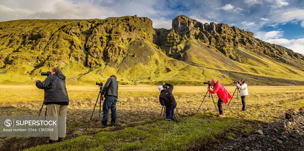 Photo workshop, The Eyjafjoll area, Thorsmork, Iceland.