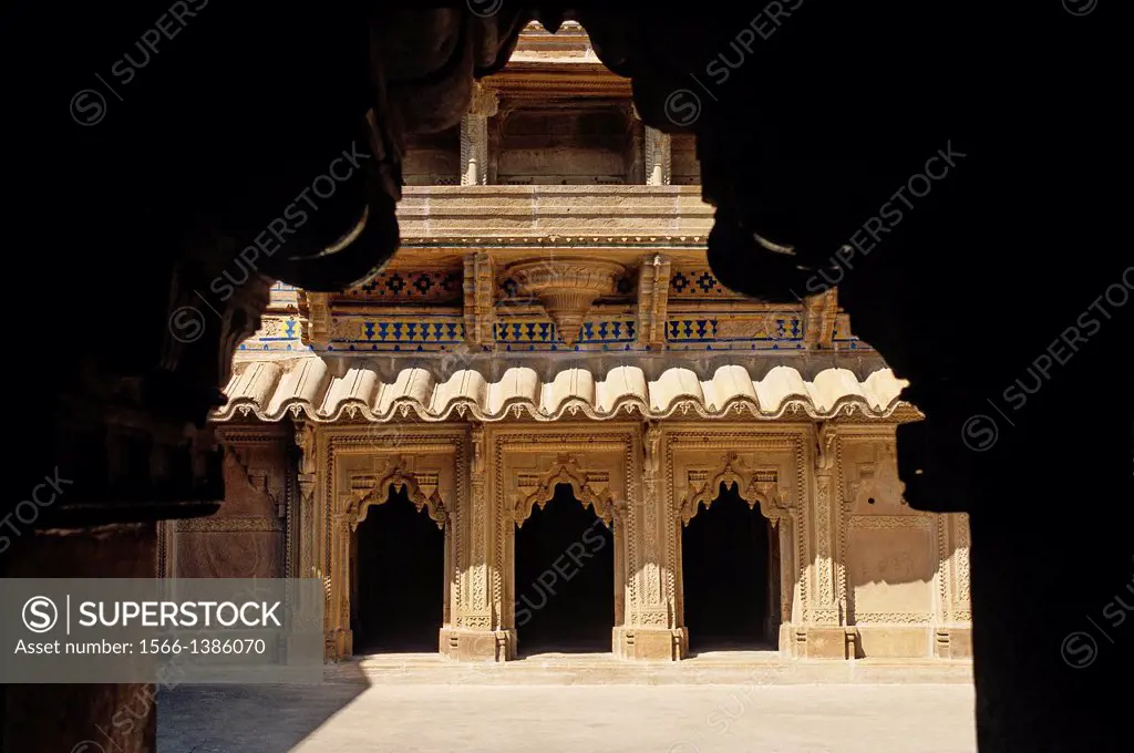 Man Singh Palace, XV-XVI century, Gwalior, Madhya Pradesh state, India