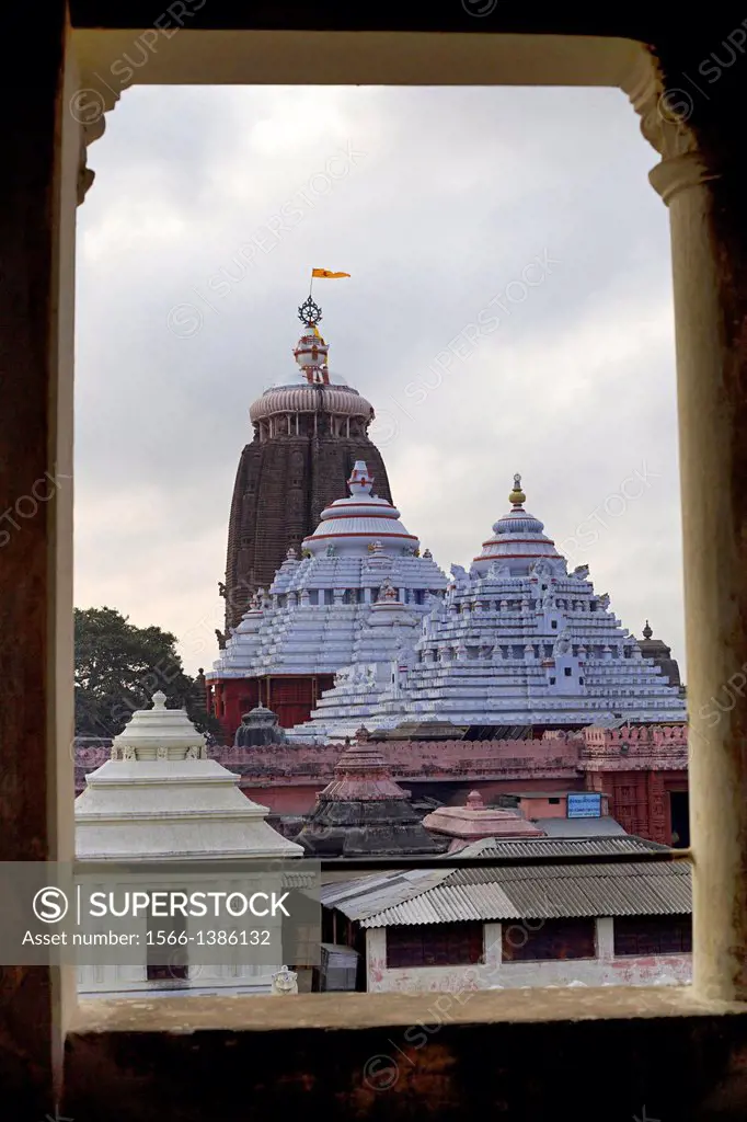 Jagannath Temple Puri, Orissa, India.